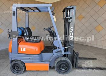 Wózek Widłowy TOYOTA 6FG14 , Wózki Widłowe TOYOTA 6FGF14