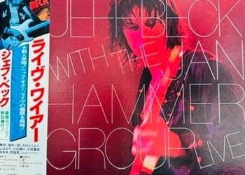 Jeff Beck Jan Hammer Live EX-/EX+ Japan Obi LP 1977 Epic 25AP 359