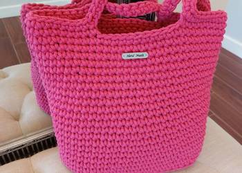 Torba ze sznurka Shopper ręcznie robiona # Nowa #