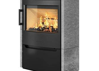 Wiking Maxi 4 – Piecyk kominkowy z kamieniem naturalnym