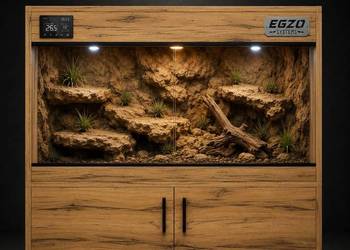 Terrarium dla agamy brodatej gekona lamparciego żółwia greckiego