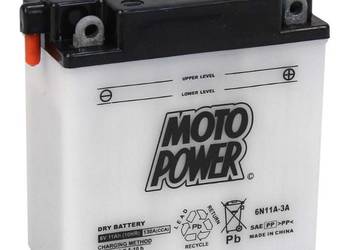Akumulator motocyklowy 11Ah 65A Moto Power 6N11A-3A 6V