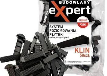 Kliny zaciski klipsy do poziomowania płytek Budowlany Expert 50 szt.