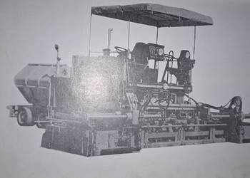 VEB Rzadka Instrukcja obsługi i katalog serwisowy maszyn budowlanej PRL NRD