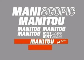 Naklejki oklejenie MANITOU MANISCOPIC MRT 2150 Zamiennik