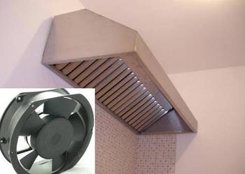 OKAP gastronomiczny 180x70x40 FILTRY WENTYLATOR Rura Wysyłka