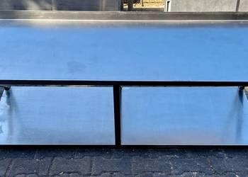 PÓŁKA WISZĄCA NIERDZEWNA - PODWÓJNA - 153/50/49 CM - M.1408.N