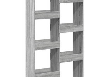 Regał szary dąb sonoma 100x33x175 cm materiał drewnopochodny WM-3309407