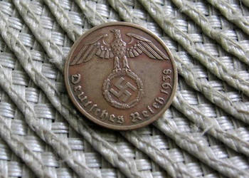 Niemcy 1 Reichspfennig 1938r - A