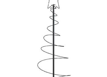 Stożkowa choinka z lampek 80 ciepłych białych LED 120 cm WM-4019497