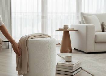 Pufa podnóżek średnia 30cm