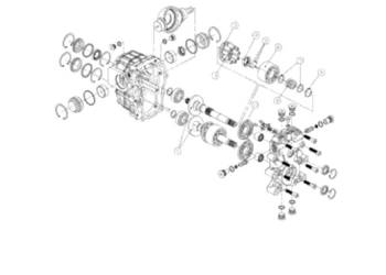 Przekładnia hydrostatyczna / TRG270 / LS Tractor 40286574