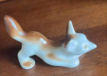 Lisek. Figurka Połonne Fabryka Fajansu i Porcelany  ZHK Połonne, sygnatura