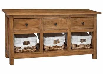 vidaXL Kredens, mahoń, 100x30x50 cm(SKU:244488)