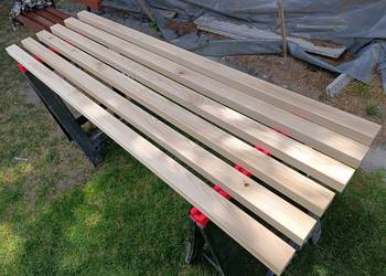 Deski ławkowe JESION 6x4 180cm - twarde, piękny kolor, komplet 6 szt.