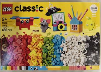 LEGO Classic Creative Happy Box 11042 – Zestaw kreatywny 680+ elementów, Ś