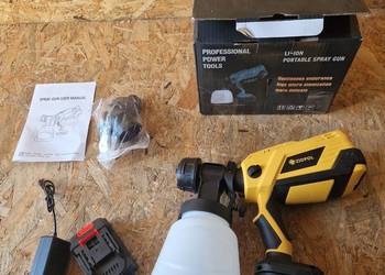 PISTOLET DO MALOWANIA ŚCIAN ELEKTRYCZNY MALARSKI 48V 5000mAh Zidpol