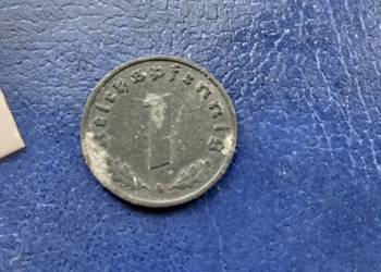 Stare monety 1 pfennig 1943 A Niemcy Stare monety 1 pfennig 1943 A Niemcy