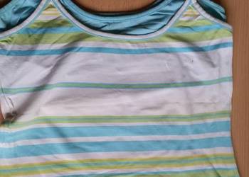 koszulka, top, t-shirt, na ramiączkach, paski