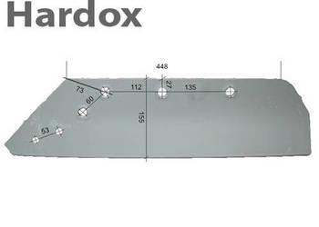 Lemiesz 300hektarów HARDOX 622203/L części do pługa KUHN