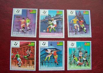 Togo 1989 MNH Mi. 2105/10 Sport Piłka nożna MŚ Italia 90