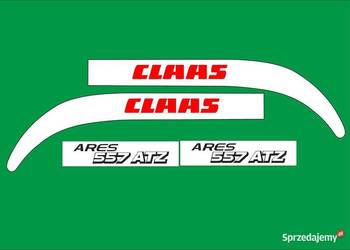 naklejki claas ares 557 atz