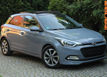 Hyundai i20 Benzyna Szyberdach Ledy Panorama Klimatronik PDC II (2014-2020)