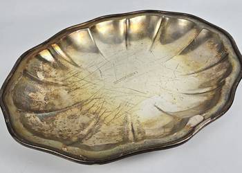 Półmisek w stylu Art Deco STAATSKASINO plater Artur Krupp Berndorf 1938/45