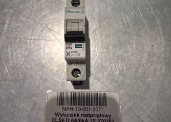 Wyłącznik nadprądowy CLS6 D 6A/6kA 1P 270361 EATON