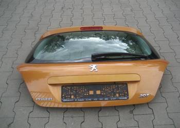peugeot 207 06-09r  klapa pokrywa bagażnika  tył tylna kod lakieru khw d
