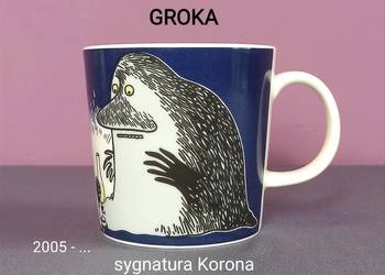 MUMINKI kubek Moomin Arabia Finland - sygnatura korona - BUKA