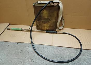 Opryskiwacz ręczny, miedziany, stary, PRL