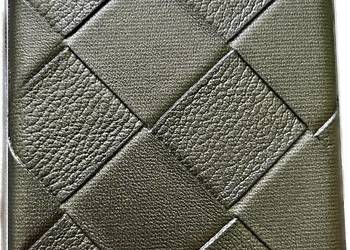 Papierośnica z Eko-Skórą w Kolorze Starego Złota