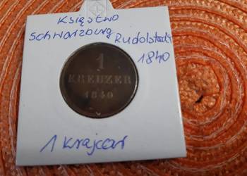 moneta Księstwa Schwarzburg-Rudolstads z 1840r
