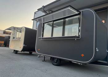 Przyczepa gastronomiczna/food truck 3,5x2 LODY / GOFRY / KEBAB / ZAPIEKANKI