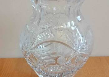 Wazon Kryształowy Piękny PRL