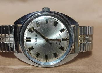 Zegarek Męski Wostok 17 JEWELS 2409 srebna tarcza