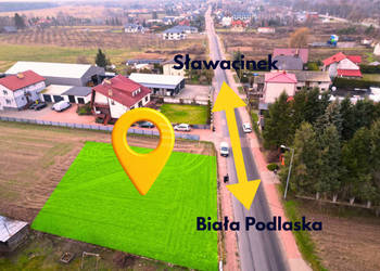 Działka z możliwością zabudowy,ul. Sławacińska, BP