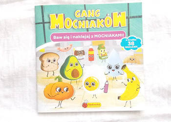 łamigłówki gang mocniaków, zagadki mocniaki książka naklejki łamigłówki gang mocniaków, zagadki mocniaki książka naklejki
