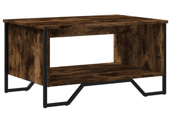 Stolik kawowy przydymiony dąb 75x51x40 cm WM-848486