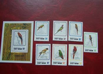 Wietnam 1988 MNH Mi.1922/28 Fauna Ptaki a