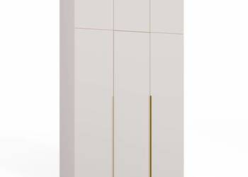 Szafa SENSO 3D Wysoka Z NADSTAWKĄ KASZMIR 150 Cm Drzwi Złote Uchwyty 250 Cm