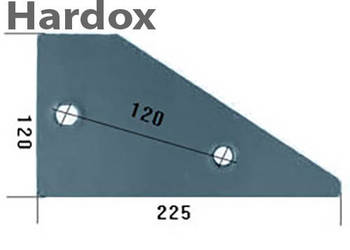 Płoza przednia HARDOX 24013/L części do pługa NIEMEYER
