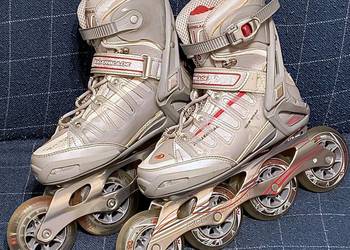 Rolki Rollerblade model Activa 90 XR rozm 37 wkładki 22,5 cm Łożyska SG9