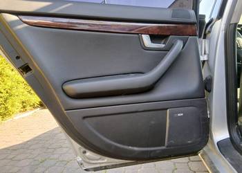 Boczek soul czarna skóra Audi A4 B6 B7 Avant Sedan lewy tył
