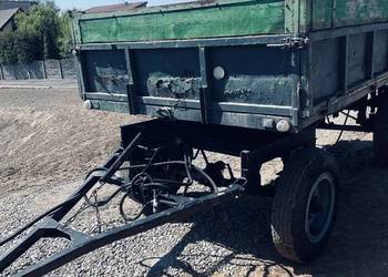 Przyczepa d47 wywrotka 3 strony rama wzmocniona nie spawana orginał