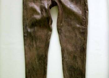 Spodnie - jeans - posrebrzane 38 M - biodra 96 cm - Heine
