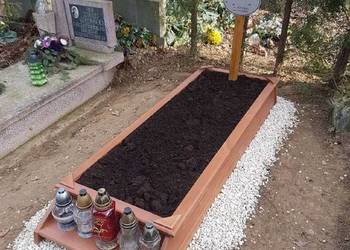 Kiełczowska , Obramowanie, obramówka, zabudowa, opaska na grób, Kiełczów,