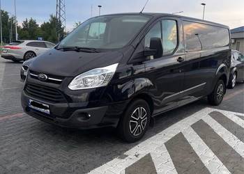 Ford transit Custom CZARNY długi ŚLICZNY hak klima