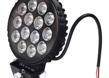 LAMPA ROBOCZA LEDOWA OKRĄGŁA, 14 LED, 29W, HQ, 12-60V, FI 110MM, GRUBO